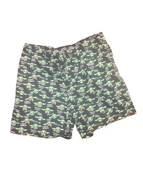 Star Wars Baby Yoda Lounge Shorts Mandalorian Disney Size XL